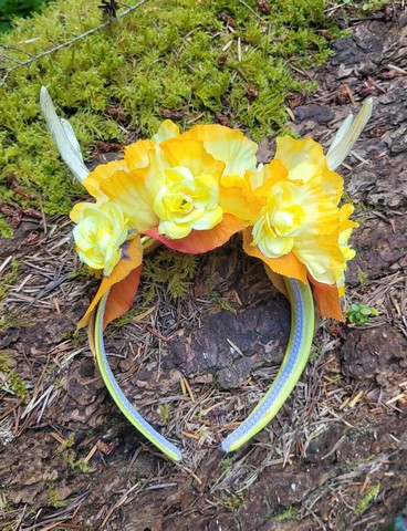 View more about Flower Hairbands with Faux Antlers
