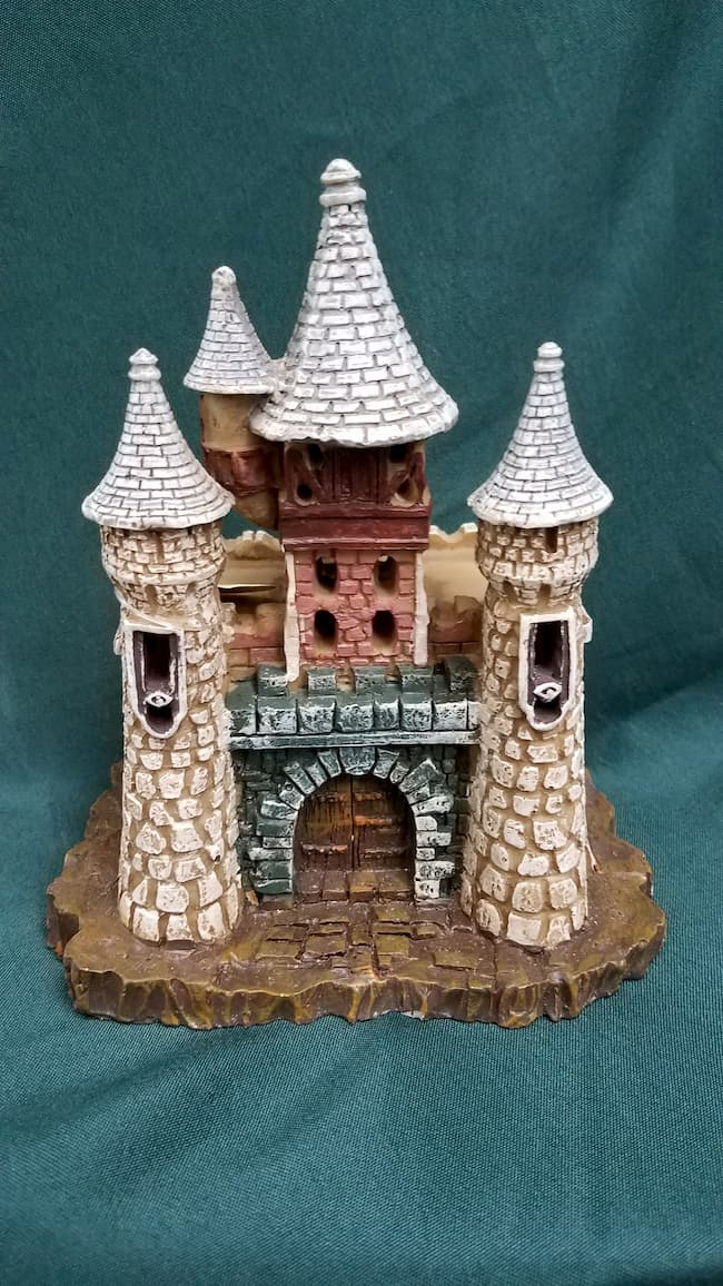 Fairy Castle - Resin - Turrets - Stones - Gray Archway - 6